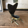 Vintage Brass Fly Insect Trinket Vesta Box