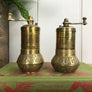 Pair of Vintage Brass Spice Grinders