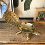 Vintage Brass Tortoise Trinket Box