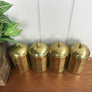 Antique Belgian Kitchen Storage Canisters