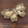 Large Vintage Brass Butterfly Trinket Dish