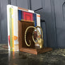 Mid Century Brass Antelope Bookends
