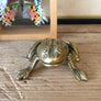 Vintage Brass Frog Trinket Box / Ornament