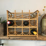 vintage_boho_bamboo_cane_wine_rack