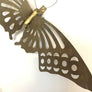 Trio of Brass Mid Century Butterflies - Wall Art