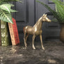 Vintage Brass Horse Ornament