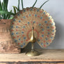 Vintage Brass Peacock Ornament