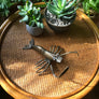 Mid Century Brass Lobster ornament or wall art
