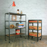 Industrial steel factory shelving rack/trolley