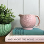 Powder Pink Ceramic Jug / Vase