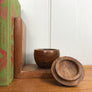 Vintage Teak Apple Bookends