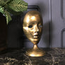Mid Century Brass Mask Ornament