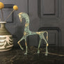 Mid Century Bronze Horse Ornament