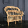 Vintage Boho Rattan Sofa (doll's size)