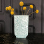 Mid Century Blue Ceramic Vase