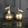 Vintage Brass Apple & Pear Trinket Boxes #A2