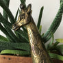 Vintage Mid Century Brass Giraffe (2 available)