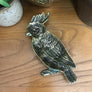 Vintage Brass Cockatoo Trinket Dish