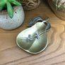 Vintage Brass Pear Trinket Dish