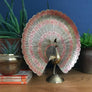 Vintage Brass Peacock Ornament (Large)