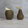 Vintage Studded Brass Apple & Pear 22-1