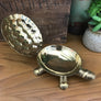 Vintage Brass Tortoise Trinket Box