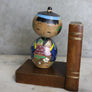 Vintage Japanese Kokeshi Doll Bookends 22-2