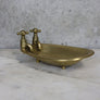 Mid Century Brass Bath Soap Dish/Ornament 22-F