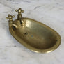 Mid Century Brass Bath Soap Dish/Ornament 22-F