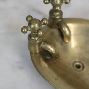 Mid Century Brass Bath Soap Dish/Ornament 22-F