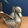 Mid Century Brass Mallard