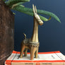 Mid Century Brass Donkey Ornament