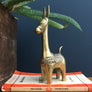 Mid Century Brass Donkey Ornament