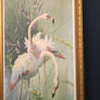 1960s Tropical 'Flamingo' Pastel Picture #1