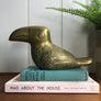Mid Century Brass Toucan