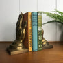 Mid Century Brass Hands Bookends