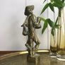 Mid Century Brass Oriental Man Figurine