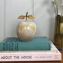 Mid Century Onyx Apple Paperweight/Ornament #A1
