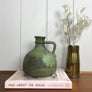 Mid Century West German Green Ceramic Vase