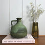 Mid Century West German Green Ceramic Vase