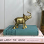 Mid Century Brass Elephant - Small