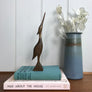 Mid Century Wooden Carved Crane #A12