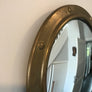 Vintage Brass Porthole Mirror