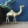 Vintage Mid Century Brass Camel