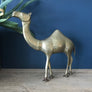 Vintage Mid Century Brass Camel