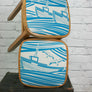 Pair of Mini Moderns 'Whitby' vintage beech stools