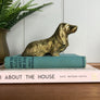 Mid Century Brass 'Basset Hound' Dog