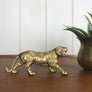 Vintage Mid Century Brass Tiger - A1