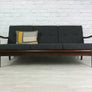 Vintage Afromosia framed three seater sofa
