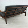 Vintage Afromosia framed three seater sofa